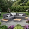 Modern Contemporary Outdoor Garden Set Waterproof Wood Furniture for Dining for Courtyard Hotels Parks & Villas Wholesale Prices