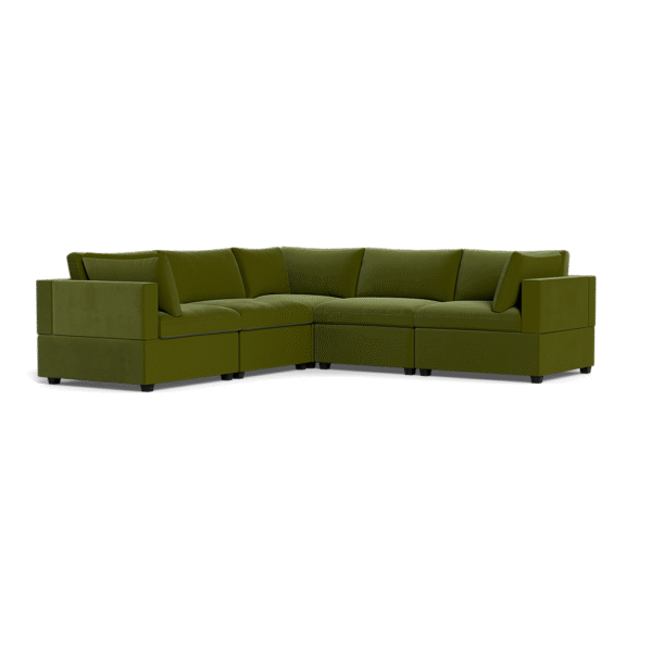 Kova Box Cushion Corner Sectional