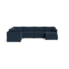 Kova Box Cushion Grand Corner + Ottoman