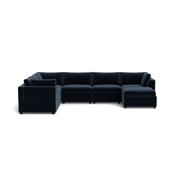 Kova Box Cushion Grand Corner + Ottoman