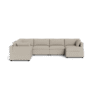 Kova Box Cushion Grand Corner + Ottoman