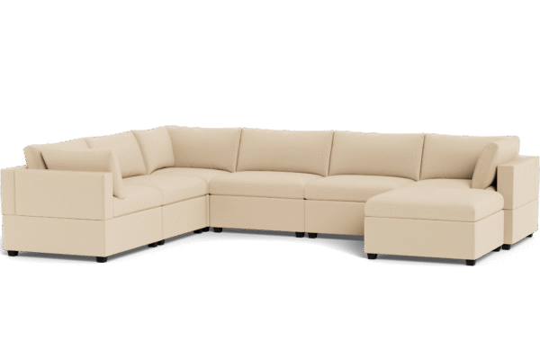 Kova Box Cushion Grand Corner + Ottoman