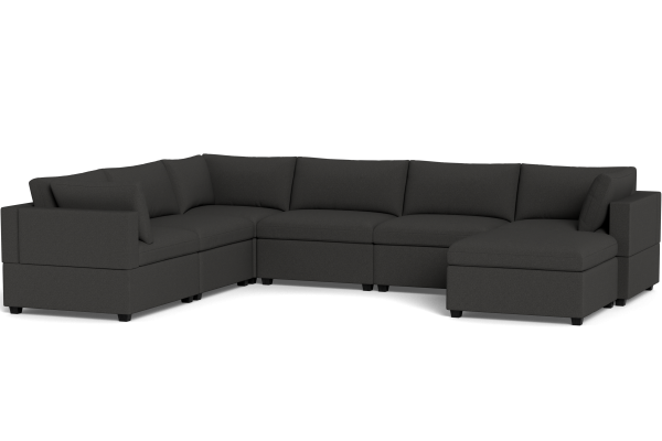 Kova Box Cushion Grand Corner + Ottoman