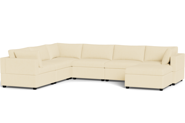 Kova Box Cushion Grand Corner + Ottoman