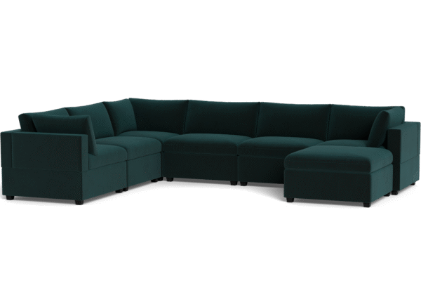 Kova Box Cushion Grand Corner + Ottoman