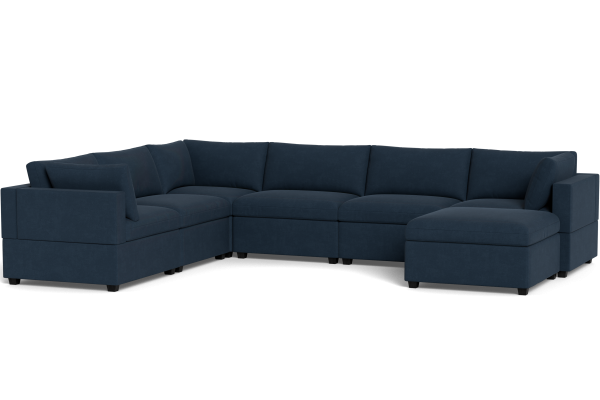 Kova Box Cushion Grand Corner + Ottoman