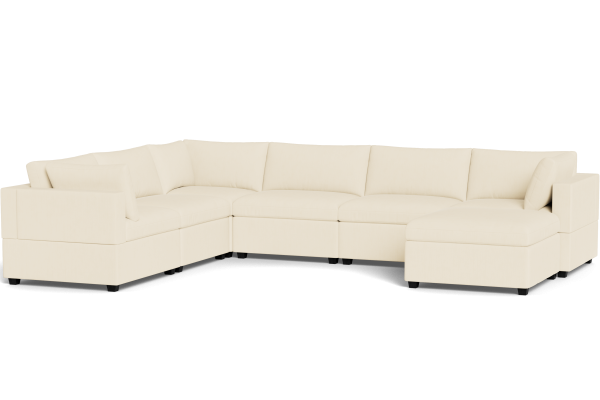 Kova Box Cushion Grand Corner + Ottoman