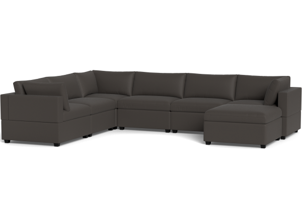 Kova Box Cushion Grand Corner + Ottoman