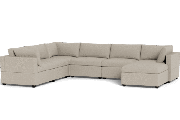 Kova Box Cushion Grand Corner + Ottoman