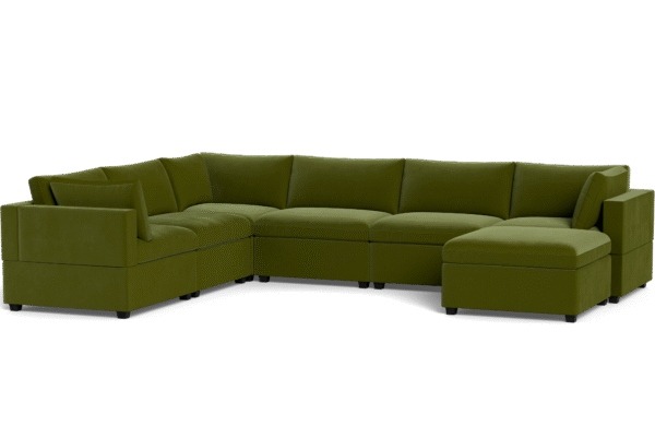 Kova Box Cushion Grand Corner + Ottoman