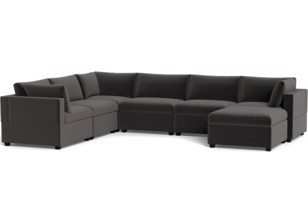 Kova Box Cushion Grand Corner + Ottoman