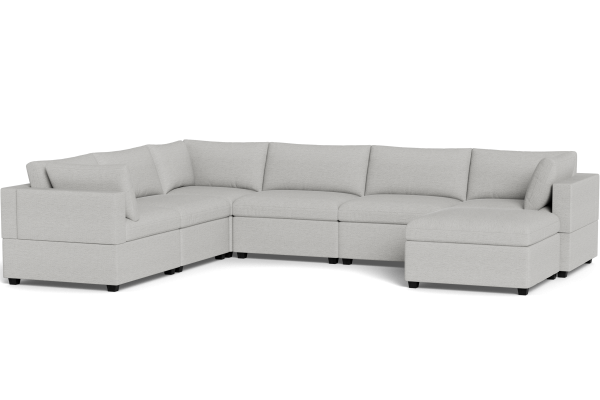 Kova Box Cushion Grand Corner + Ottoman