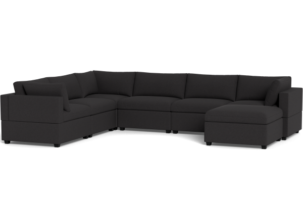 Kova Box Cushion Grand Corner + Ottoman